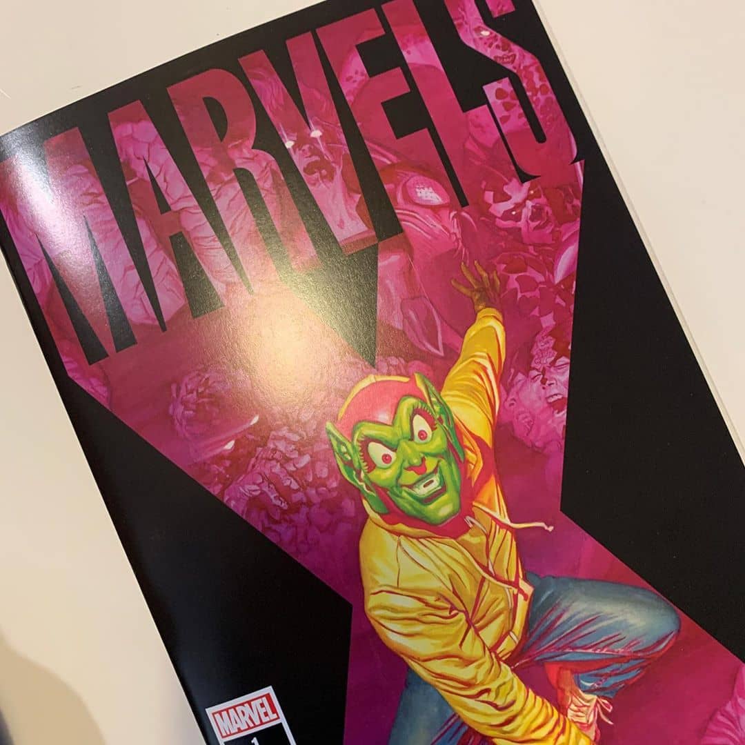 New today – This prequel to Earth X explains how that version of the Marvel universe came into existence through the eyes of David, a superhero loving teen. But will he still love his heroes when everyone has powers? From @thealexrossart, @imjimkrueger & @wellbeeart