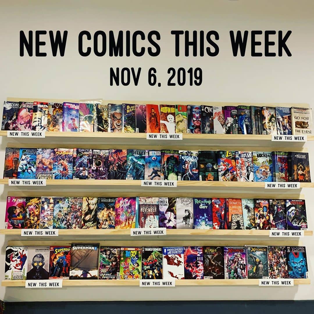 The wall is stocked! This week’s new comics will be waiting for you at 11AM tomorrow morning. Sweet dreams!