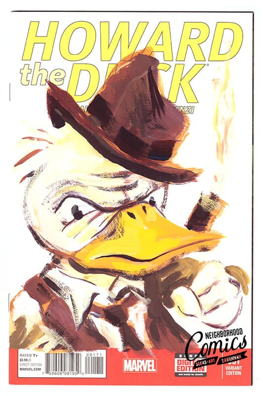 Brian Ralph Comic Book Sketch Covers Howard the Duck