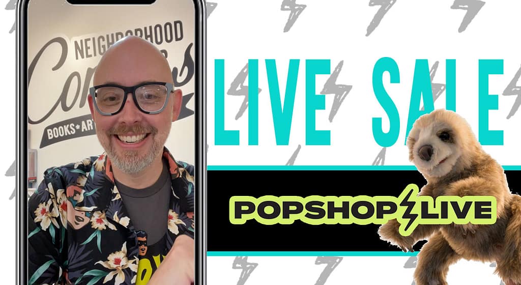 popshop live - comic book live sales