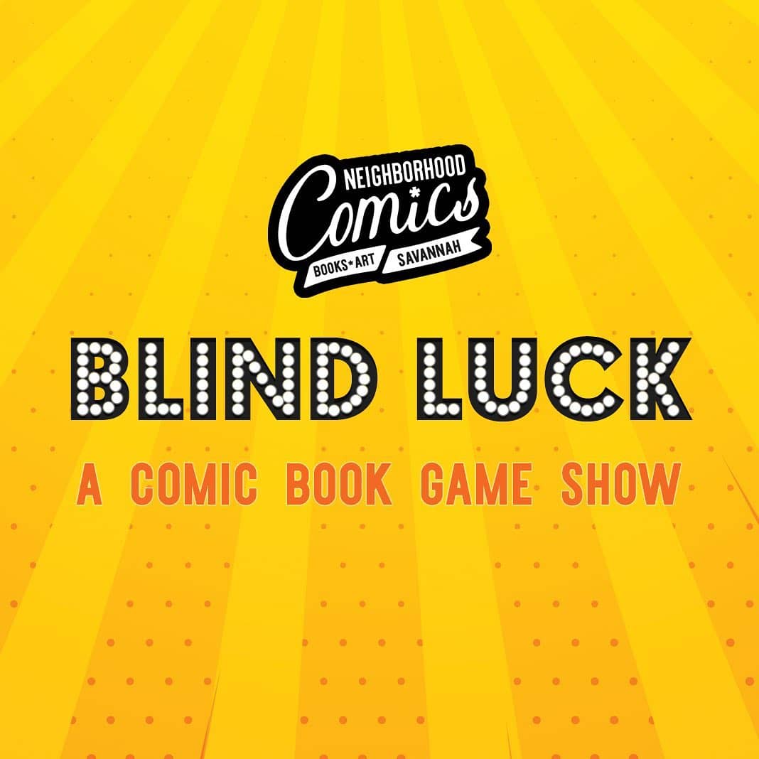This Wednesday at 2PM EST, join us on Facebook Live for “Blind Luck” a comic book game show! Get all the details at our Facebook event or click the link in our Insta bio.